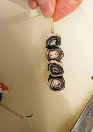 お弁当のすきまに！かにかま海苔まきまき-レシピのメイン写真