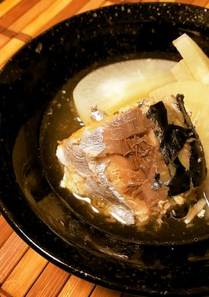簡単！朝食、節約に♪大根と鯖缶の煮物-レシピのメイン写真