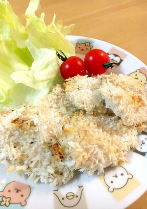 胸肉で♪冷めても柔らかトースターパン粉焼-レシピのメイン写真