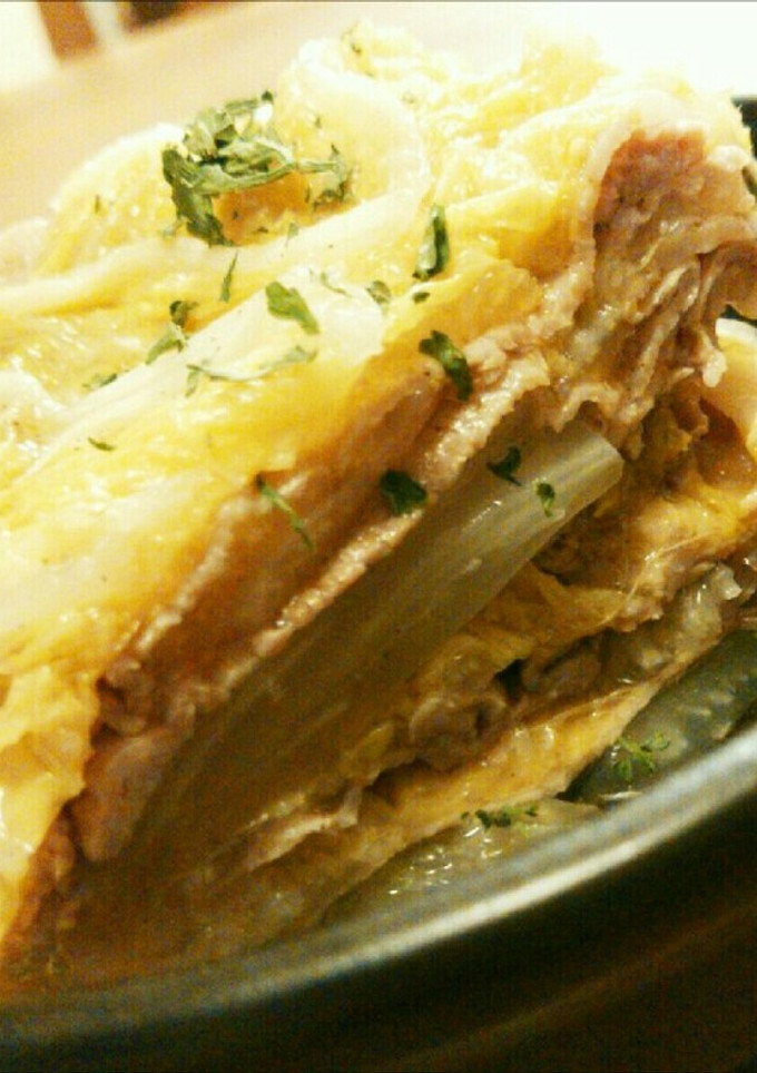 白菜と豚肉の重ね蒸し-レシピのメイン写真