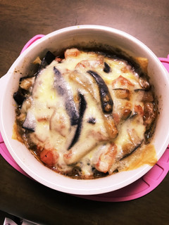 超簡単!ナスとトマトのチーズのせ焼き-レシピのメイン写真