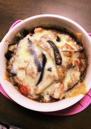超簡単！ナスとトマトのチーズのせ焼き-レシピのメイン写真