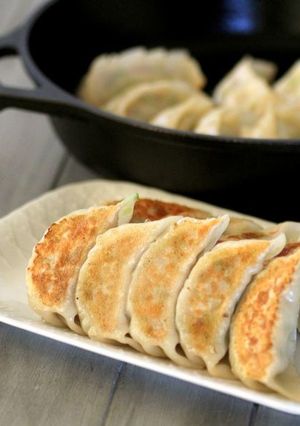 ぶり餃子　スキレット-レシピのメイン写真