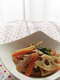 いろいろ野菜のきんぴら-レシピのメイン写真
