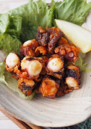 辛味噌たこザンギ（たこの唐揚げ）-レシピのメイン写真