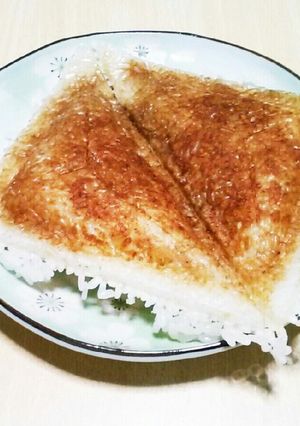 ホットサンドメーカーで、焼おにぎり風-レシピのメイン写真