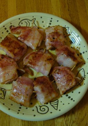サーモンのベーコン巻き焼きバジル風味-レシピのメイン写真