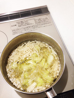 冬瓜とエノキの味噌汁-レシピのメイン写真