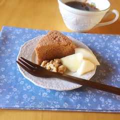 รูปของ おからパウダー♡ココア入♡レンジ蒸しパン