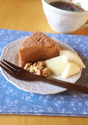 おからパウダー♡ココア入♡レンジ蒸しパン-レシピのメイン写真