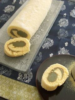 新春のゆず抹茶ロール-レシピのメイン写真
