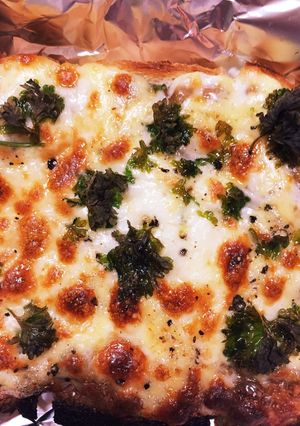 イギリスパンの納豆チーズトースト-レシピのメイン写真