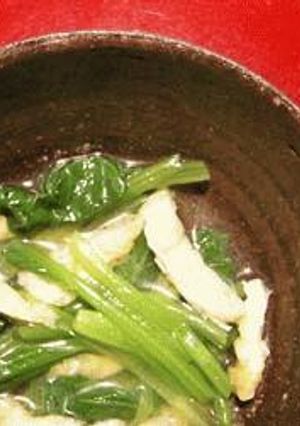 割烹の小松菜の煮びたし-レシピのメイン写真