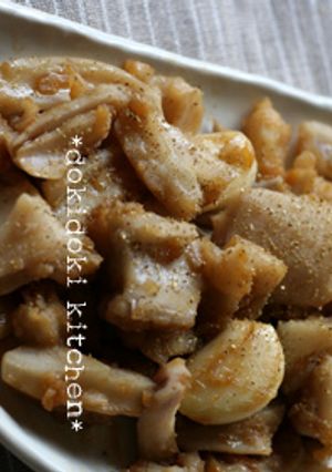 たたきレンコンとニンニクの炒め物-レシピのメイン写真