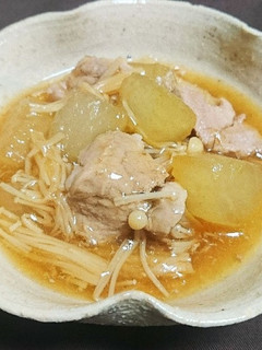簡単!豚肉とトロ~リ冬瓜のあんかけ-レシピのメイン写真