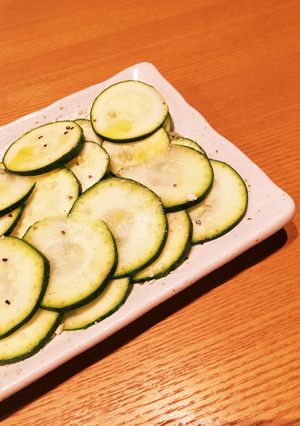 ズッキーニの簡単カルパッチョ風サラダ-レシピのメイン写真