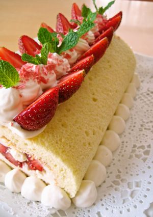 巻くときに割れないロールケーキ♪-レシピのメイン写真