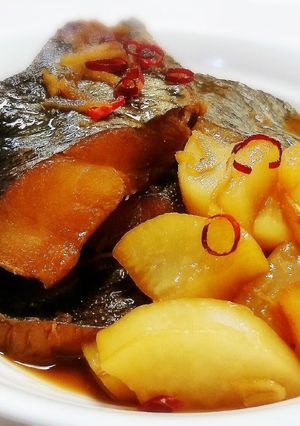 レンジで時短！【ホキと大根の簡単煮物】-レシピのメイン写真