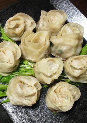 薔薇ぎょうざ♡焼けたよ〜♪-レシピのメイン写真