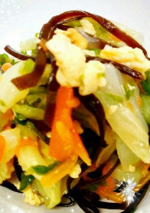 キャベツの塩昆布あえ-レシピのメイン写真