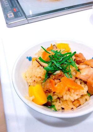 激ウマ！鶏肉と栗の炊き込みご飯-レシピのメイン写真