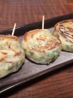 春巻きの皮でミニ葱油餅風おやき-レシピのメイン写真