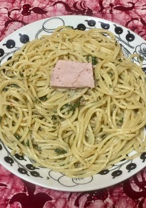 アンチョビとバジルのパスタ-レシピのメイン写真