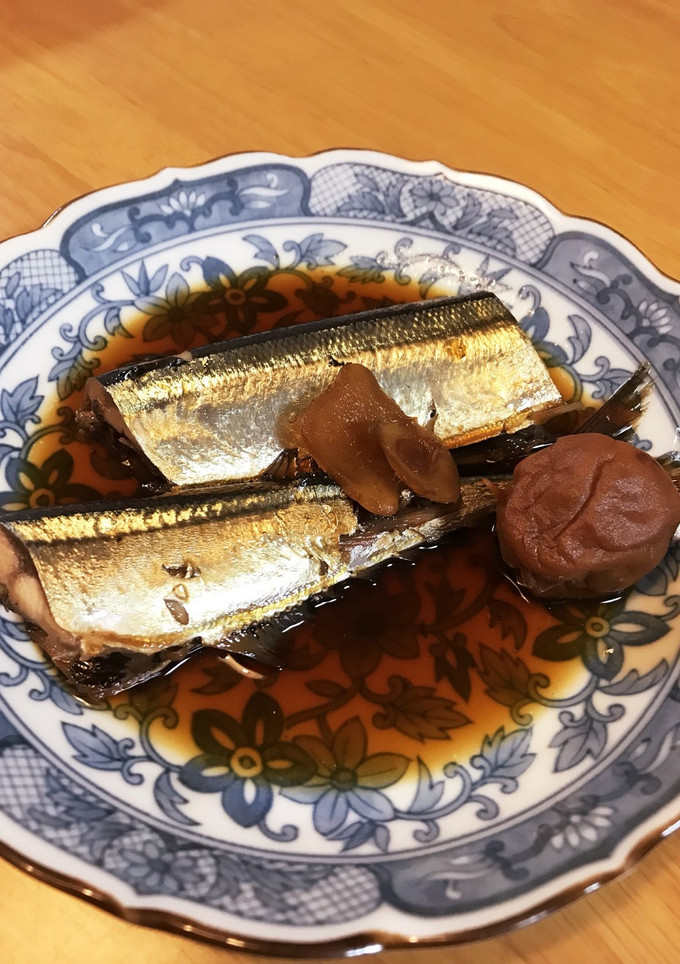 さんまの梅煮♪-レシピのメイン写真