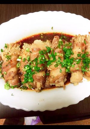 エノキの豚肉ロール-レシピのメイン写真
