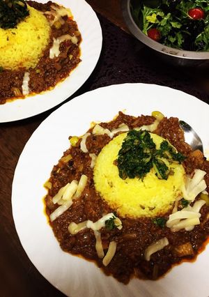 銀杏の牛豚スパイスキーマカレー-レシピのメイン写真
