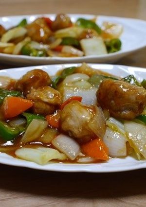 リピ決定！豚切り落とし肉で簡単酢豚　-レシピのメイン写真