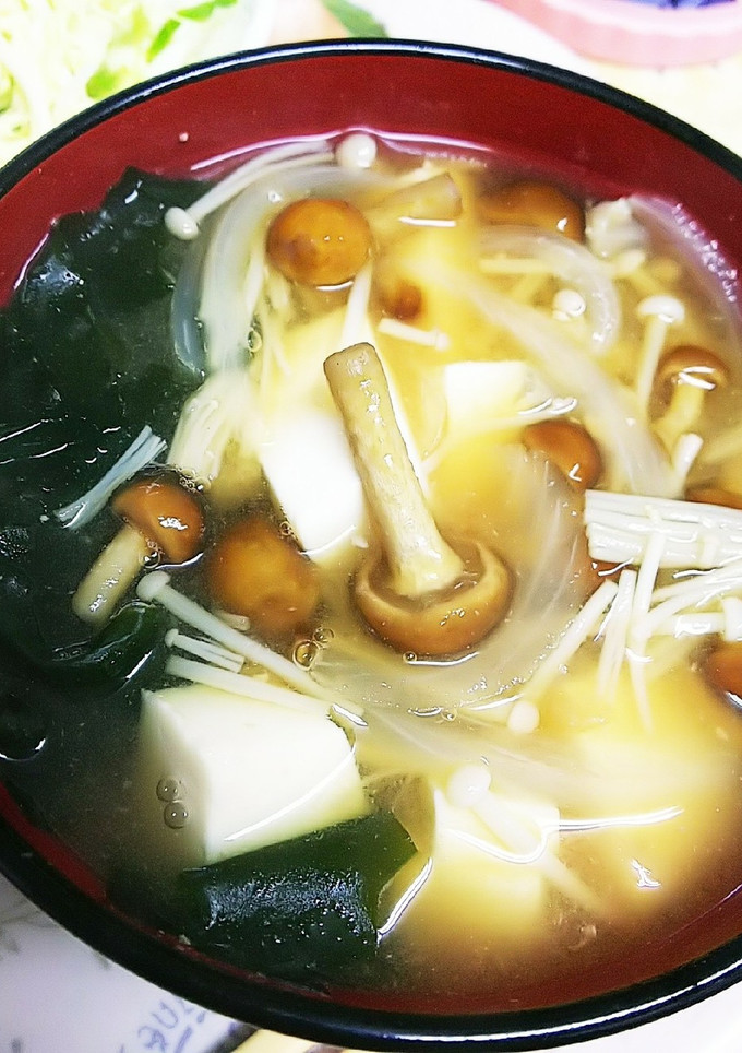 えのきとなめこの味噌汁-レシピのメイン写真