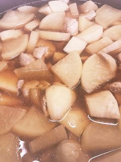 大根 里芋 鶏の煮物-レシピのメイン写真
