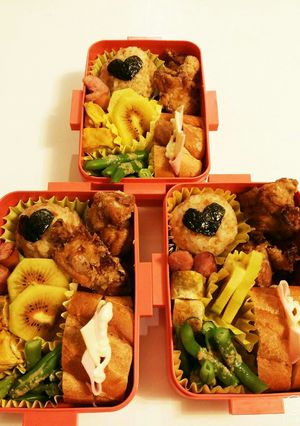 女子高生お弁当★おにぎり&パンサンド-レシピのメイン写真