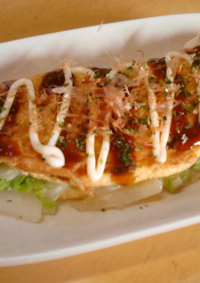 1人分　白菜たっぷりとんぺい焼き風-レシピのメイン写真