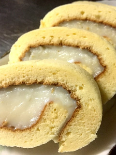 ミルククリームのロールケーキ-レシピのメイン写真