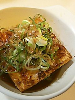 カリカリ厚揚げ豆腐のおつまみ♪-レシピのメイン写真