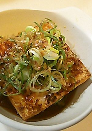 カリカリ厚揚げ豆腐のおつまみ♪-レシピのメイン写真