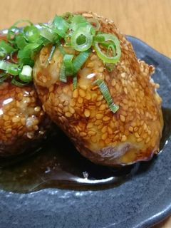 さといものごまごろも焼き-レシピのメイン写真