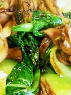 ★青梗菜&舞茸でオイスターソース炒め★-レシピのメイン写真