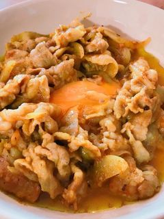 豚バラと玉ねぎのカレー炒め-レシピのメイン写真