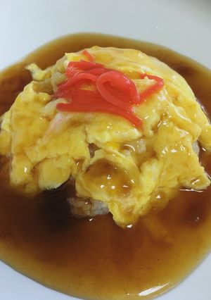 売り上げ日本一店舗の餃子の王将天津飯再現-レシピのメイン写真