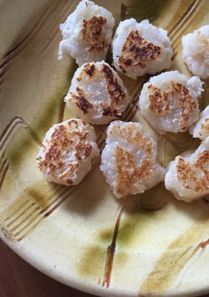 ふわふわ蓮根もち♪手づかみ食べ離乳食後期-レシピのメイン写真