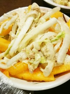 大根白菜柿サラダ-レシピのメイン写真