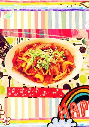 ナポリうどん-レシピのメイン写真