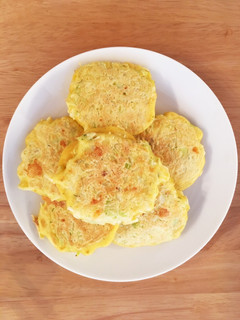 離乳食後期〜チーズお好み焼き-レシピのメイン写真