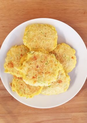 離乳食後期〜チーズお好み焼き-レシピのメイン写真