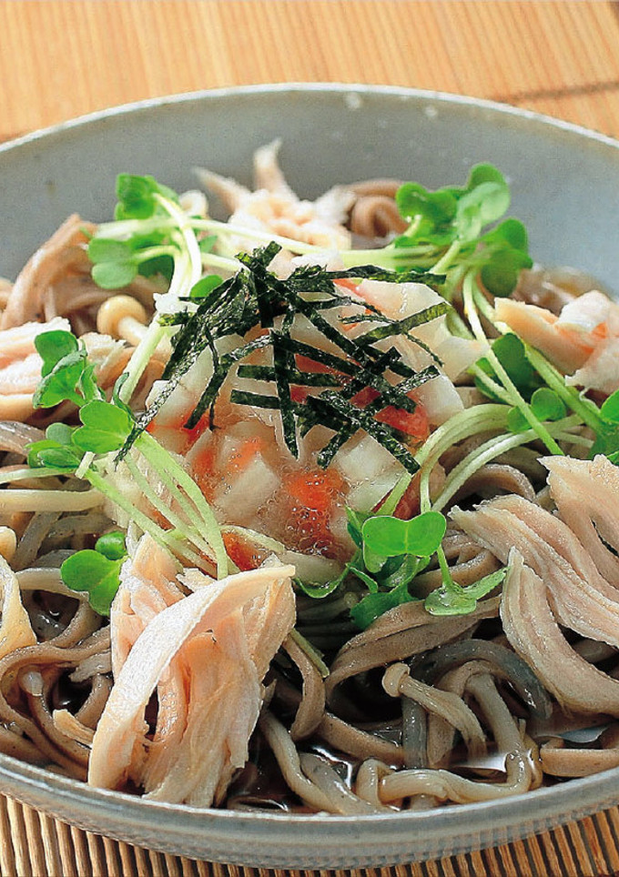 さっぱり梅風味そば-レシピのメイン写真