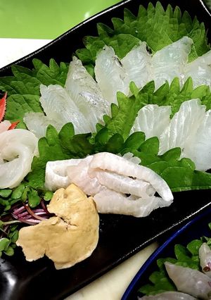 カレイのお刺身を肝ポン酢で！子煮付けも☆-レシピのメイン写真