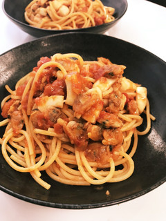 我が家の☆イカとアサリのトマトパスタ☆-レシピのメイン写真